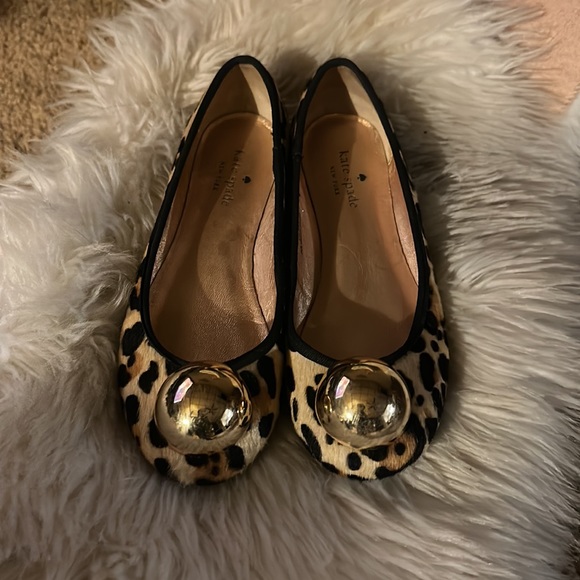 Kate Spade Leopard Ballet Flats-they never go out of style. Supreme Condition. - Picture 5 of 6
